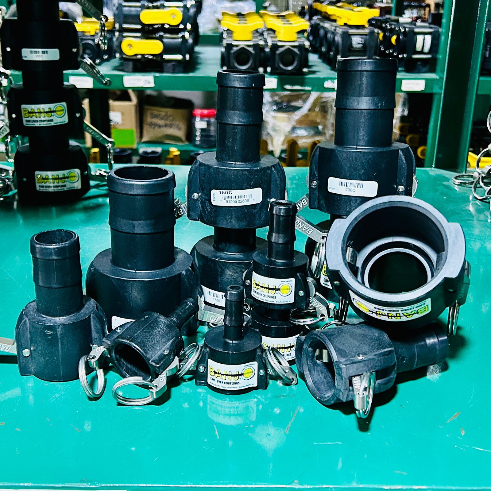 FOTO de acopladores rápidos para mangueras tipo c de polipropileno