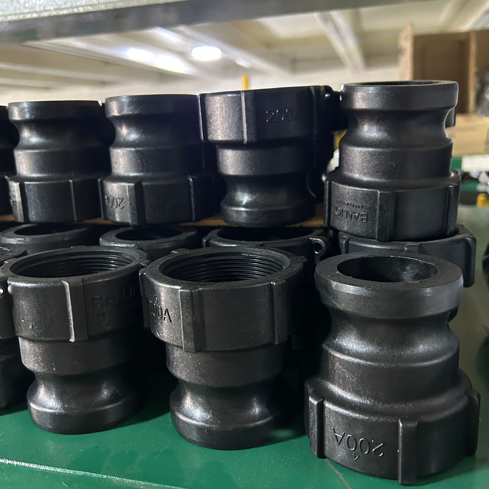 FOTO Adaptador rápido Camlock Tipo A Banjo de polipropileno