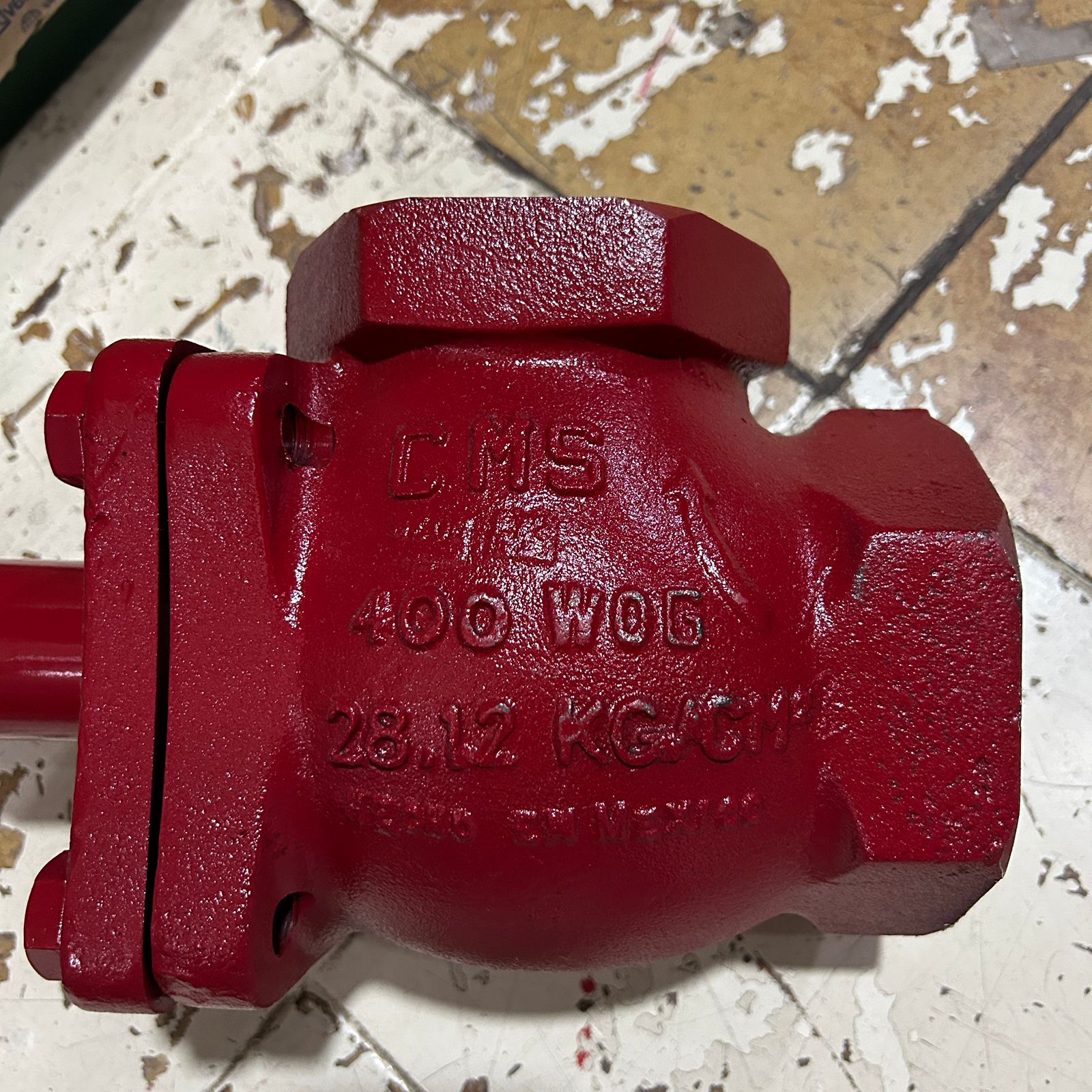 FOTO DE VALVULA ANGULAR DE 3" -CMS - PARA NH3